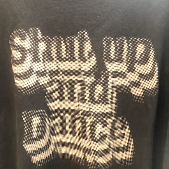🤩🤘 *MOTHER* THE ROWDY TEE  “SHUT UP AND DANCE” BLK/WHITE XL! ❤️ - Picture 4 of 7